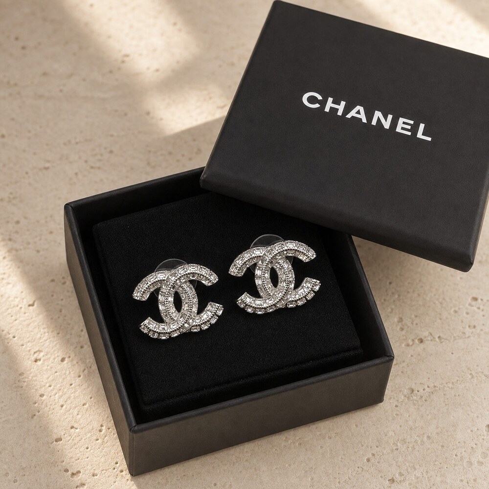 CHANEL Classic Parisian Earrings Style 43 | New with Box - Picture 2 of 9